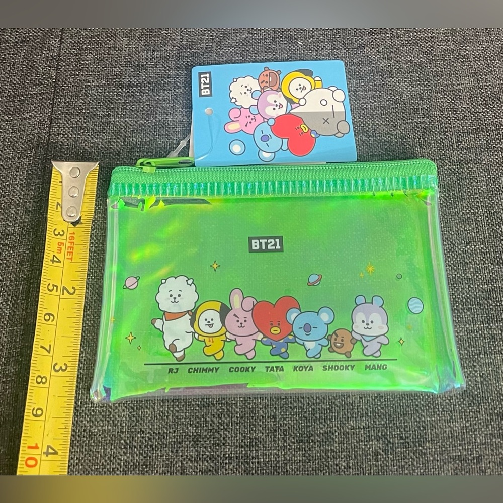 BT21 zipper bag/pouch/wallet/card holder/coin purse/etc.